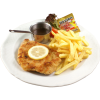 Schnitzelchen-Pommes