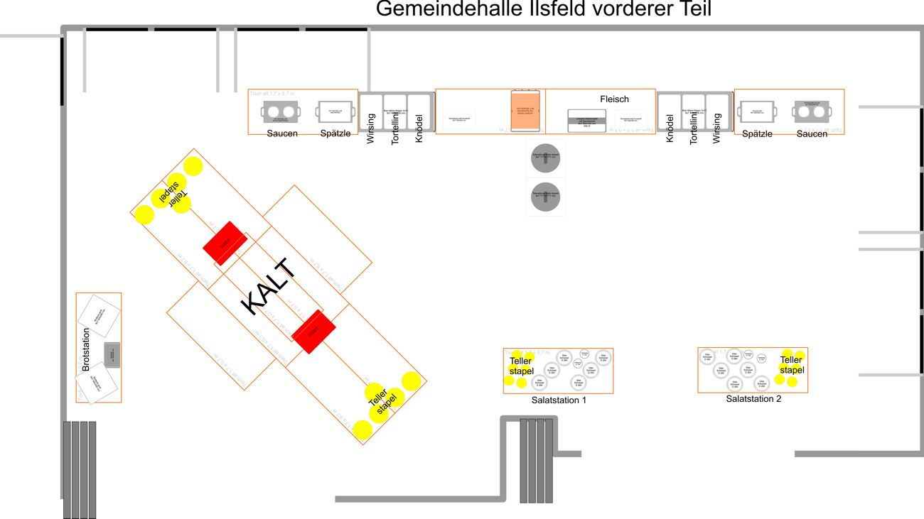 13-Weihnachtsfeier Gemeinde Ilsfeld Buffet